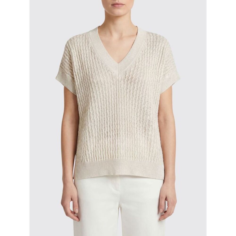 Eleventy Sweater Woman Yellow Cream